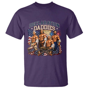 1776 America Declaration Daddies Patriotic T Shirt Funny Buff Founding Fathers Muscular Patriots