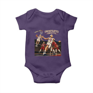 Undefeated Since 1776 George Washington Basketball Baby Onesie Funny USA Dream Team Founding Fathers Slam Dunk Patriotic Sports