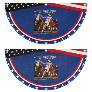 Undefeated Since 1776 George Washington Basketball Patriotic Fan Flag Funny USA Dream Team Founding Fathers Slam Dunk Sports