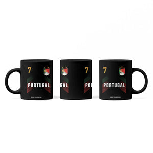 Portugal Soccer Fans Graphic Jersey Style Coffee Mug Proud Portuguese Football Lover