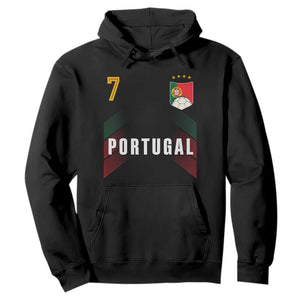 Portugal Soccer Fans Graphic Jersey Style Hoodie Proud Portuguese Football Lover