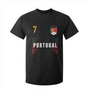 Portugal Soccer Fans Graphic Jersey Style T Shirt For Kid Proud Portuguese Football Lover