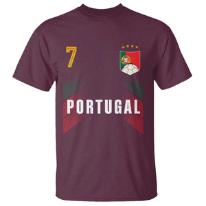 Portugal Soccer Fans Graphic Jersey Style T Shirt Proud Portuguese Football Lover