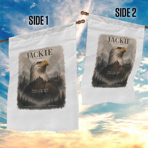 In Loving Memory of Jackie Eagle Memorial Portrait Garden Flag 2012 2026 Legacy Of Strength Wilderness Tribute TS02 Print Your Wear