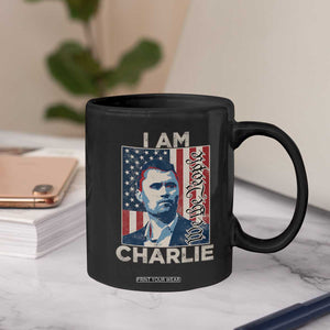 Stand With Charlie Coffee Mug Patriotic Free Speech We The People American Flag Graphic TS02 Print Your Wear
