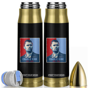 Charlie Kirk Tribute Bullet Tumbler Freedom Hope Memorial 1993 2025 TS02 Black Print Your Wear