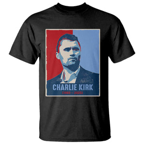 Charlie Kirk Tribute T Shirt Freedom Hope Memorial 1993 2025 TS02 Black Print Your Wear