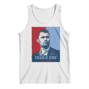 Charlie Kirk Tribute Tank Top Freedom Hope Memorial 1993 2025 TS02 White Print Your Wear