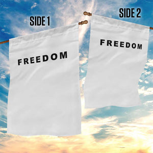 Freedom Statement Garden Flag Free Speech Charlie Kirk Tribute TS02 Print Your Wear