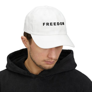 Freedom Statement Embroidered Classic Cap Patriotic Free Speech Defender TS02 Printyourwear