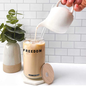 Freedom Statement Glass Can Free Speech Charlie Kirk Tribute TS02 Print Your Wear