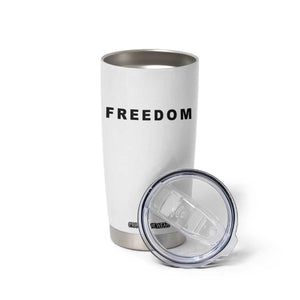 Freedom Statement Tumbler Cup Free Speech Charlie Kirk Tribute TS02 Print Your Wear