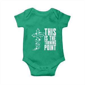 This is the Turning Point Baby Onesie Husband Father Patriot Charlie Kirk Tribute Christian Faith TS02 Irish Green Print Your Wear
