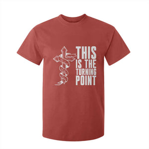 This is the Turning Point T Shirt For Kid Husband Father Patriot Charlie Kirk Tribute Christian Faith TS02 Red Print Your Wear