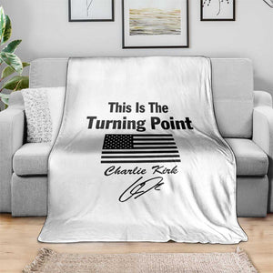 This is The Turning Point Throw Blanket American Flag A True Patriot Statement TS02 Print Your Wear