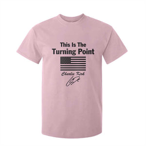 This is The Turning Point T Shirt For Kid American Flag A True Patriot Statement TS02 Light Pink Print Your Wear