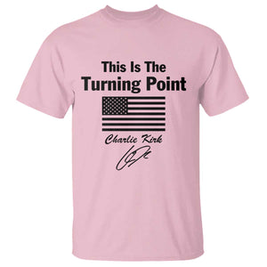 This is The Turning Point T Shirt American Flag A True Patriot Statement TS02 Light Pink Print Your Wear