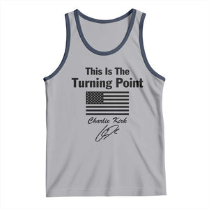 This is The Turning Point Tank Top American Flag A True Patriot Statement TS02 Athletic Heather Navy Print Your Wear