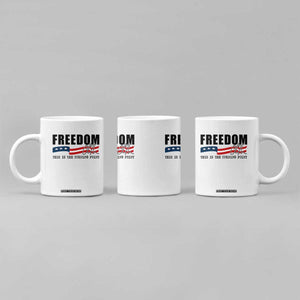 Freedom This Is The Turning Point Coffee Mug True Patriot Liberty Defender American Flag TS02 Print Your Wear