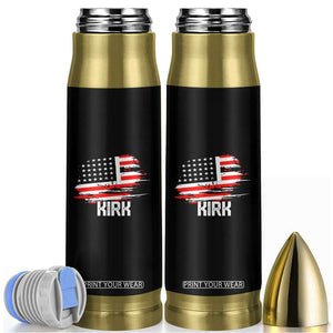 American Flag Kirk Bullet Tumbler Distressed Patriotic Team Charlie Tribute TS02 Black Print Your Wear