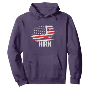 American Flag Kirk Hoodie Distressed Patriotic Team Charlie Tribute TS02 Purple Print Your Wear