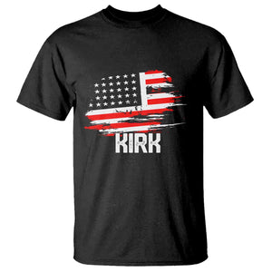 American Flag Kirk T Shirt Distressed Patriotic Team Charlie Tribute TS02 Black Print Your Wear