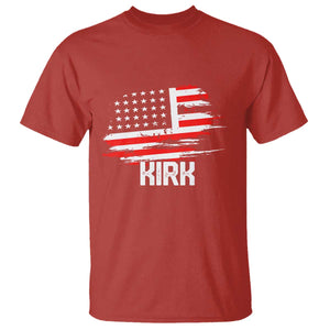 American Flag Kirk T Shirt Distressed Patriotic Team Charlie Tribute TS02 Red Print Your Wear