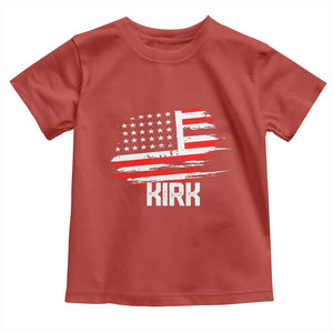 American Flag Kirk Toddler T Shirt Distressed Patriotic Team Charlie Tribute TS02 Red Print Your Wear