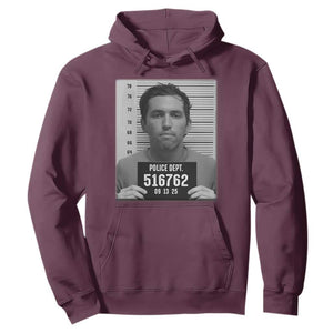 Tyler Robinson Mugshot Hoodie Justice For Charlie Kirk TS02 Maroon Print Your Wear