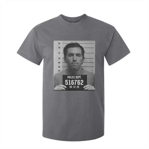 Tyler Robinson Mugshot T Shirt For Kid Justice For Charlie Kirk TS02 Charcoal Print Your Wear