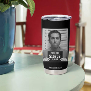 Tyler Robinson Mugshot Tumbler Cup Justice For Charlie Kirk TS02 Print Your Wear