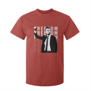 Freedom Charlie Kirk Tribute T Shirt For Kid A True Patriot Leagacy Memorial TS02 Red Print Your Wear