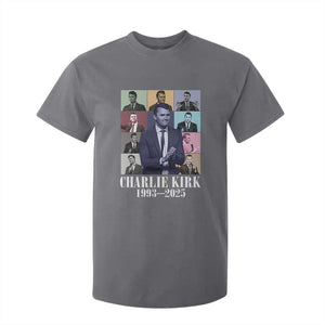 Legacy of Charlie Kirk T Shirt For Kid 1993 2025 Memorial Pop Art Tribute Graphic TS02 Charcoal Print Your Wear