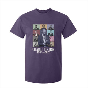 Legacy of Charlie Kirk T Shirt For Kid 1993 2025 Memorial Pop Art Tribute Graphic TS02 Purple Print Your Wear