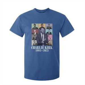 Legacy of Charlie Kirk T Shirt For Kid 1993 2025 Memorial Pop Art Tribute Graphic TS02 Royal Blue Print Your Wear