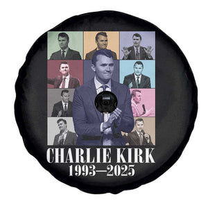 Legacy of Charlie Kirk Spare Tire Cover 1993 2025 Memorial Pop Art Tribute Graphic TS02 Print Your Wear