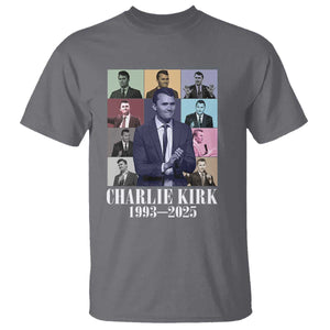 Legacy of Charlie Kirk T Shirt 1993 2025 Memorial Pop Art Tribute Graphic TS02 Charcoal Print Your Wear
