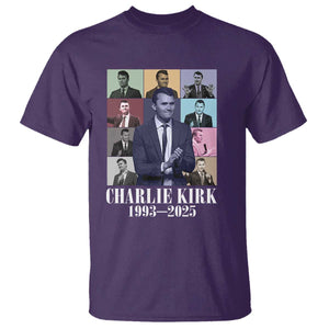 Legacy of Charlie Kirk T Shirt 1993 2025 Memorial Pop Art Tribute Graphic TS02 Purple Print Your Wear