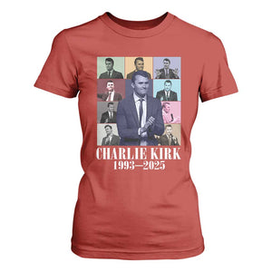 Legacy of Charlie Kirk T Shirt For Women 1993 2025 Memorial Pop Art Tribute Graphic TS02 Red Print Your Wear