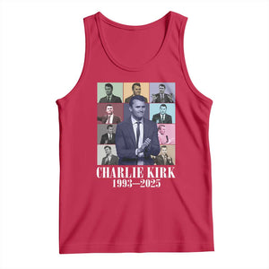 Legacy of Charlie Kirk Tank Top 1993 2025 Memorial Pop Art Tribute Graphic TS02 Red Print Your Wear
