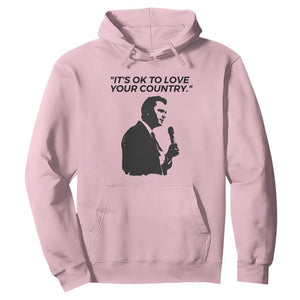Patriotic Freedom Charlie Kirk Legacy Hoodie Its OK to Love Your Country TS02 Light Pink Print Your Wear