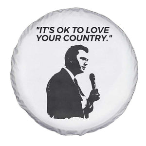Patriotic Freedom Charlie Kirk Legacy Spare Tire Cover Its OK to Love Your Country TS02 Print Your Wear