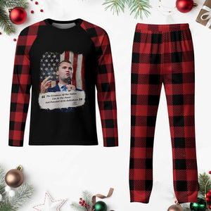 Patriotic Charlie Kirk Legacy Plaid Pajama Set The Greatness of America Power of the People TS02 Buffalo Plaid Print Your Wear