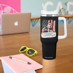 Patriotic Charlie Kirk Legacy Tumbler With Handle The Greatness of America Power of the People TS02 Print Your Wear