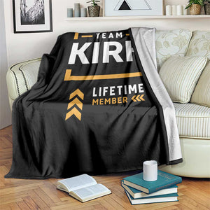 Team Kirk Lifetime Member Throw Blanket American True Patriot Support TS02 Print Your Wear