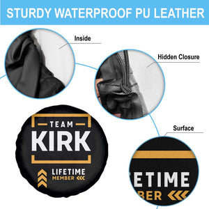 Team Kirk Lifetime Member Spare Tire Cover American True Patriot Support TS02 Print Your Wear