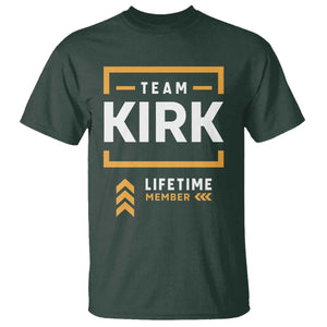 Team Kirk Lifetime Member T Shirt American True Patriot Support TS02 Dark Forest Green Print Your Wear