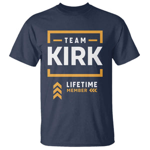 Team Kirk Lifetime Member T Shirt American True Patriot Support TS02 Navy Print Your Wear