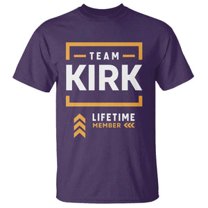 Team Kirk Lifetime Member T Shirt American True Patriot Support TS02 Purple Print Your Wear