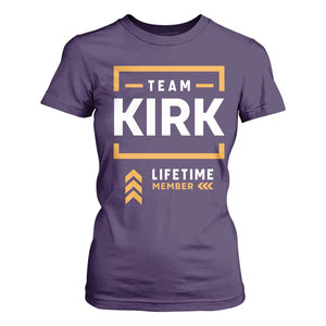 Team Kirk Lifetime Member T Shirt For Women American True Patriot Support TS02 Purple Print Your Wear